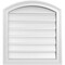 Ekena Millwork Arch Top Surface Mount PVC Gable Vent: Non-Functional, w/2"W x 1-1/2"P Brickmould Frame, 22"W x 22"H GVPAR22X2202SN - alternate 1